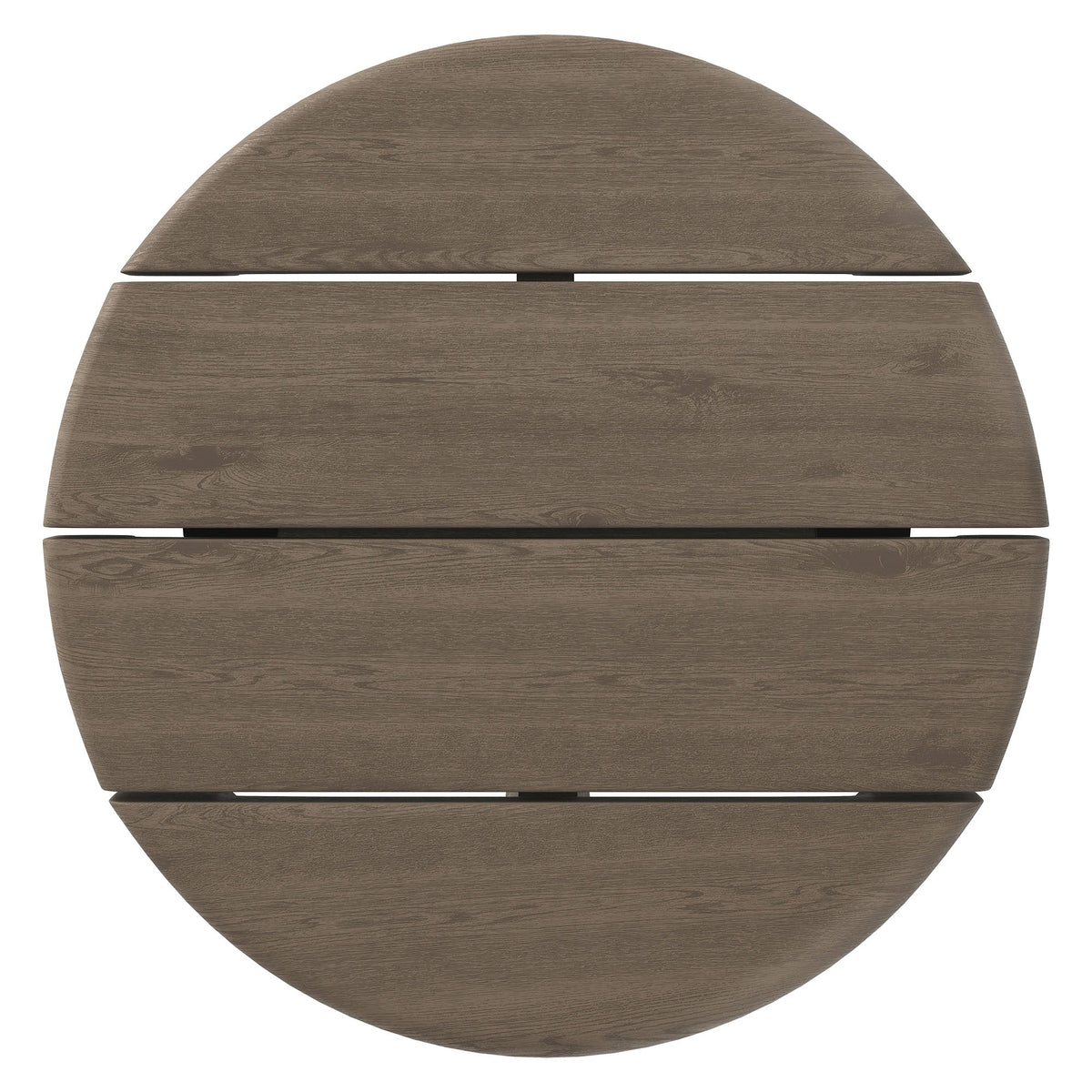 Eleni 20-Inch Round Outdoor Teak Wood Side Table
