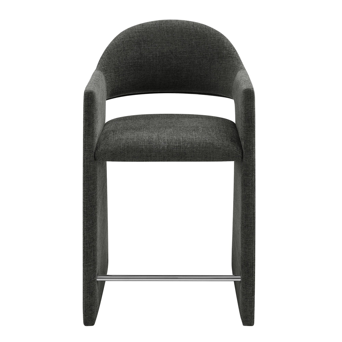 Talia 37 Inch Upholstered Fabric Counter Stool