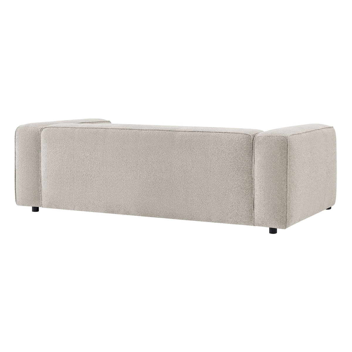 Auren 88 Inch Lattice Bouclé Upholstered Sofa