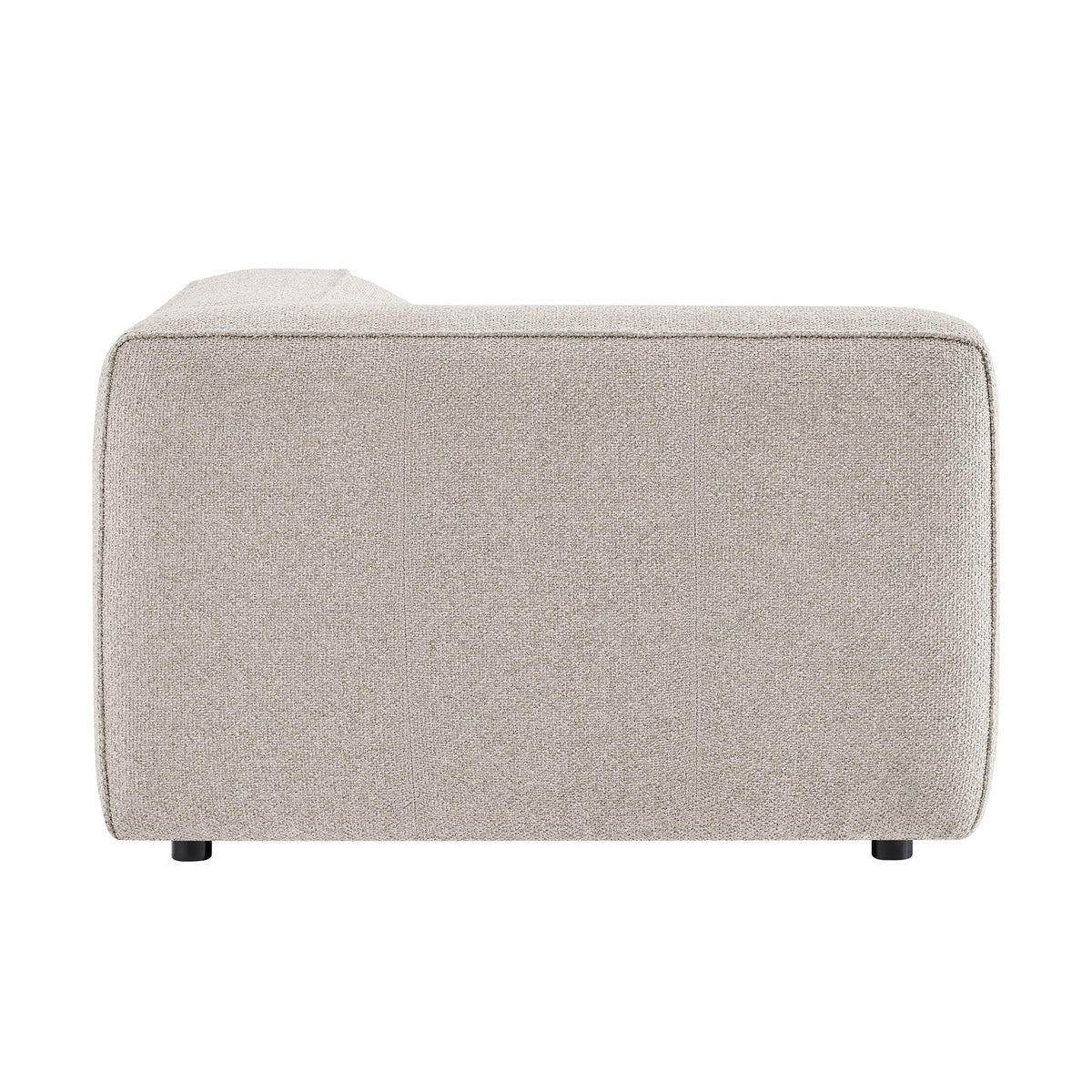 Auren Lattice Bouclé Upholstered Modular Left-Facing Arm Chair