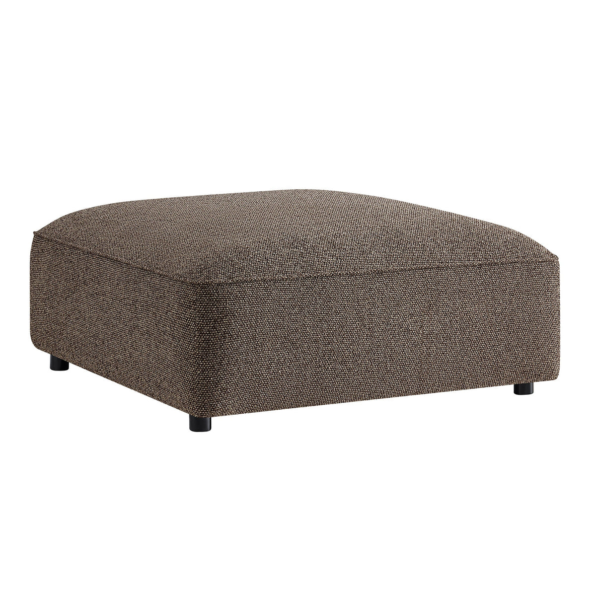 Auren Lattice Bouclé Upholstered Ottoman