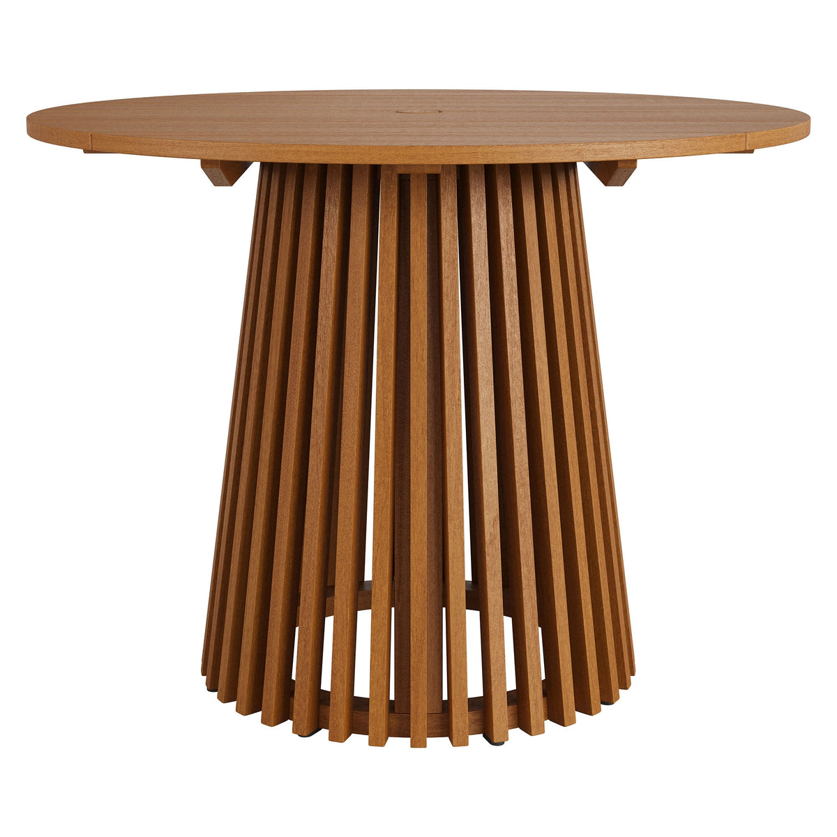 Lane 39 Inch Round Outdoor Teak Wood Dining Table