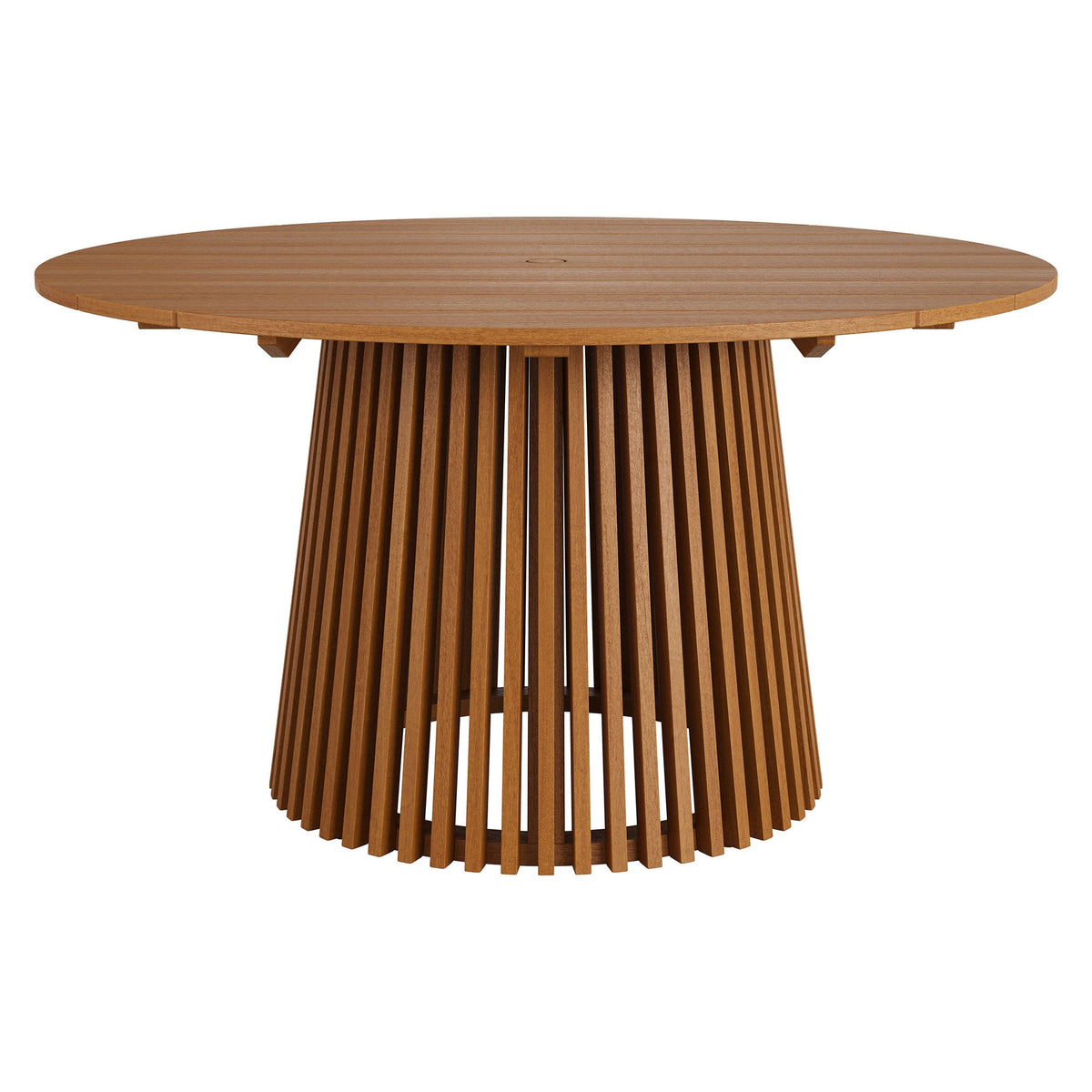 Lane 55 Inch Round Outdoor Teak Wood Dining Table