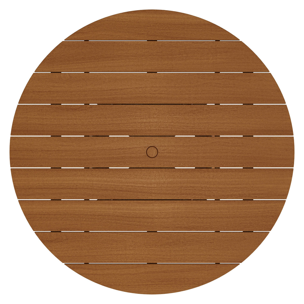 Lane 55 Inch Round Outdoor Teak Wood Dining Table