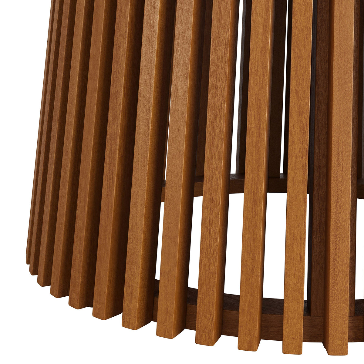 Lane 55 Inch Round Outdoor Teak Wood Dining Table