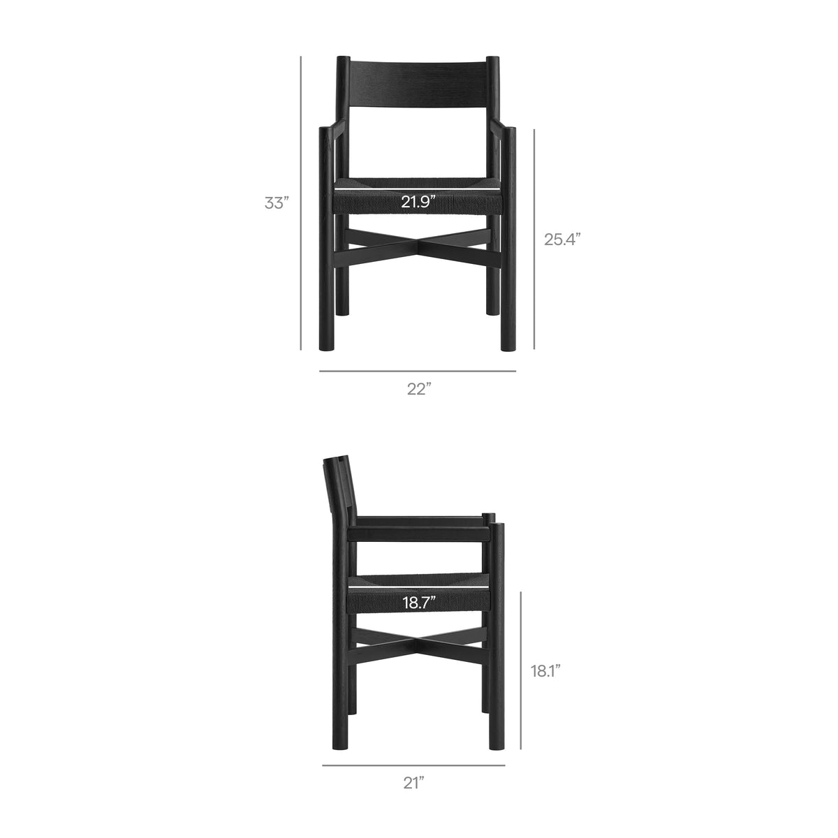 Alvia 6-Piece Oak Wood Dining Table and Seating Set