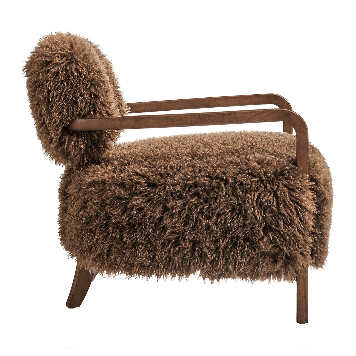 Zinnia Faux Fur Accent Chair - view 4