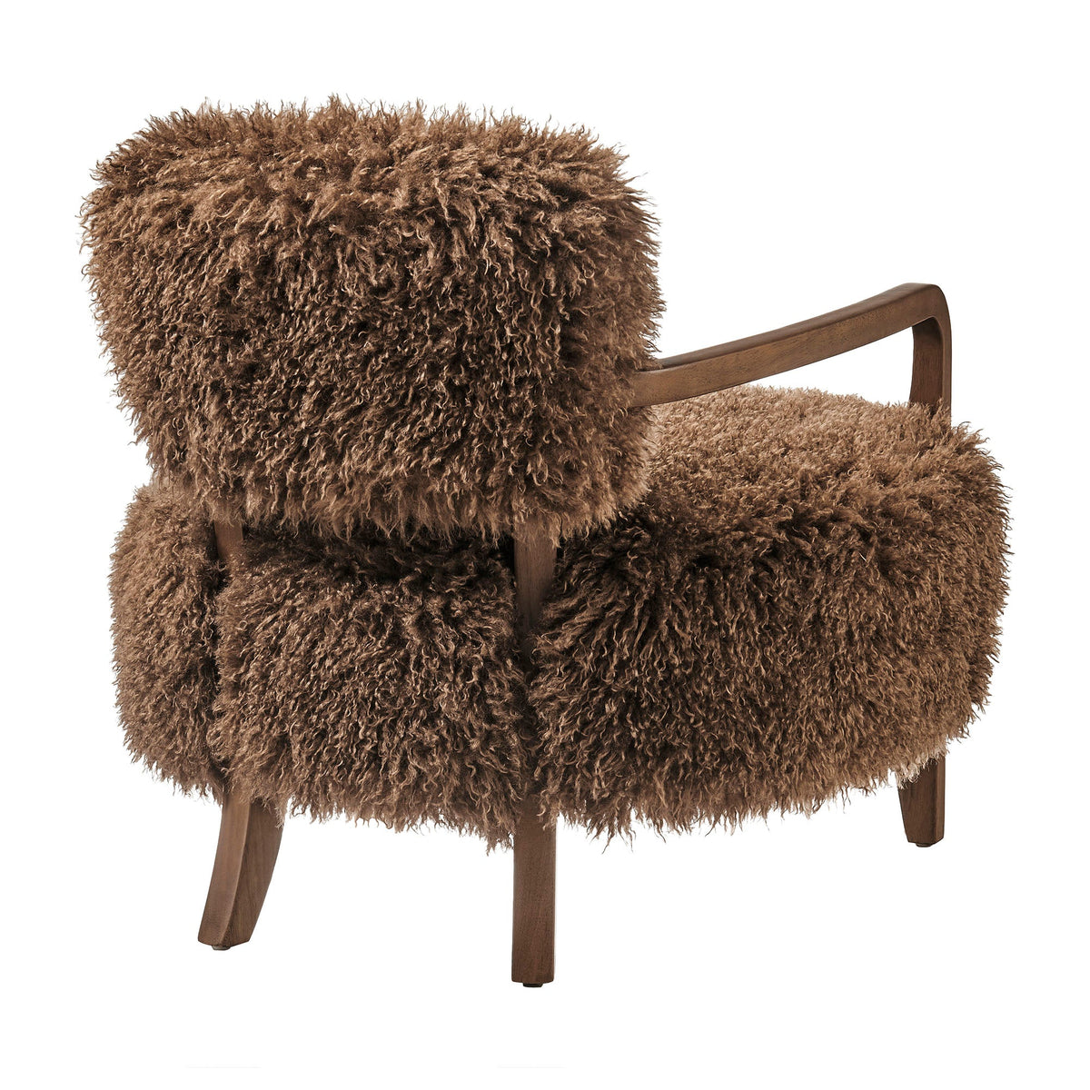 Zinnia Faux Fur Accent Chair - view 6