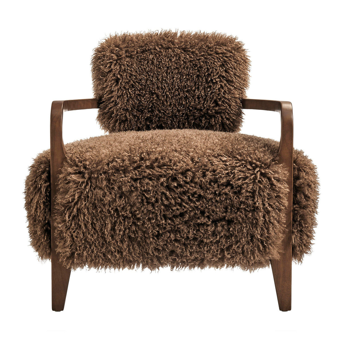 Zinnia Faux Fur Accent Chair - view 8