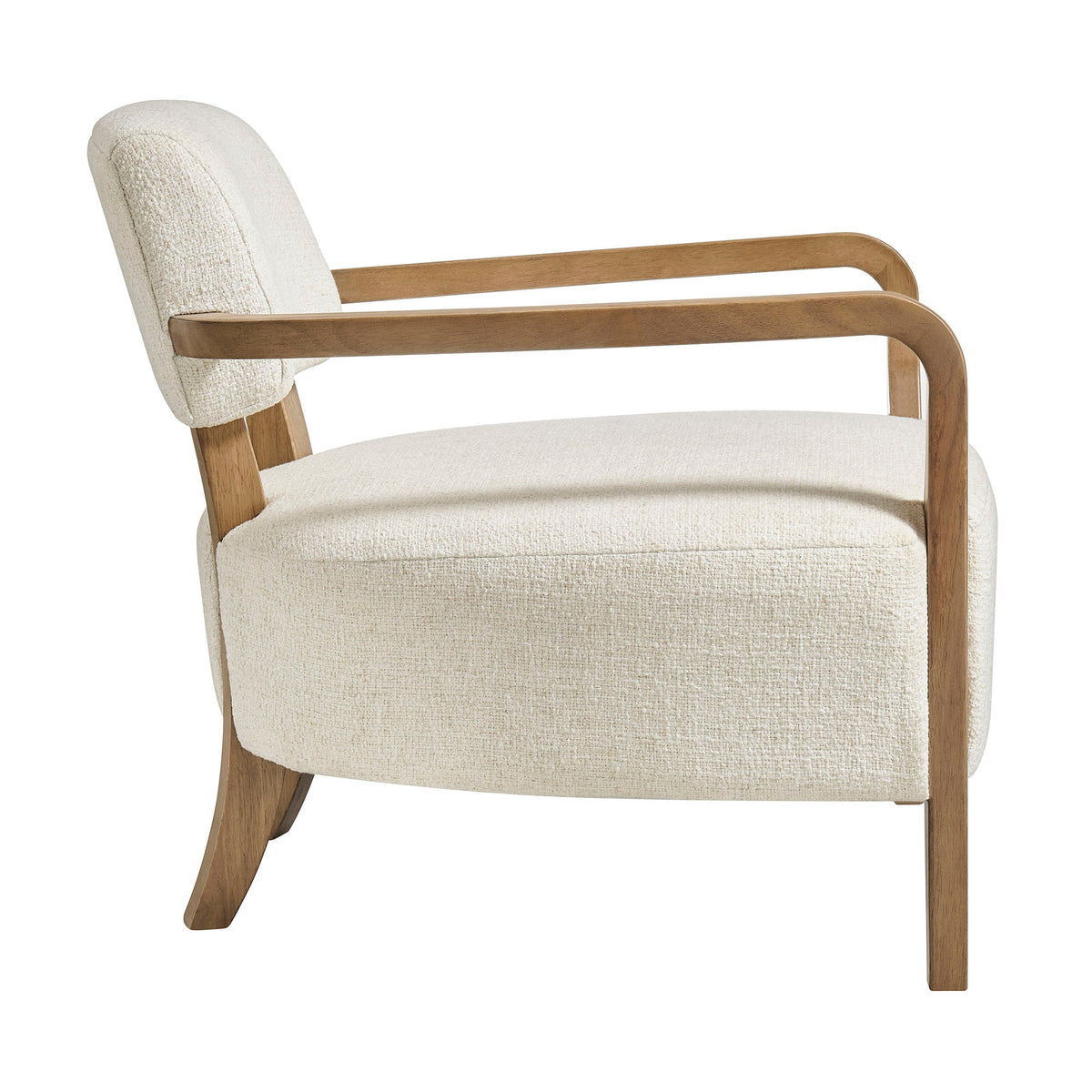 Zinnia Linen Blend Accent Chair
