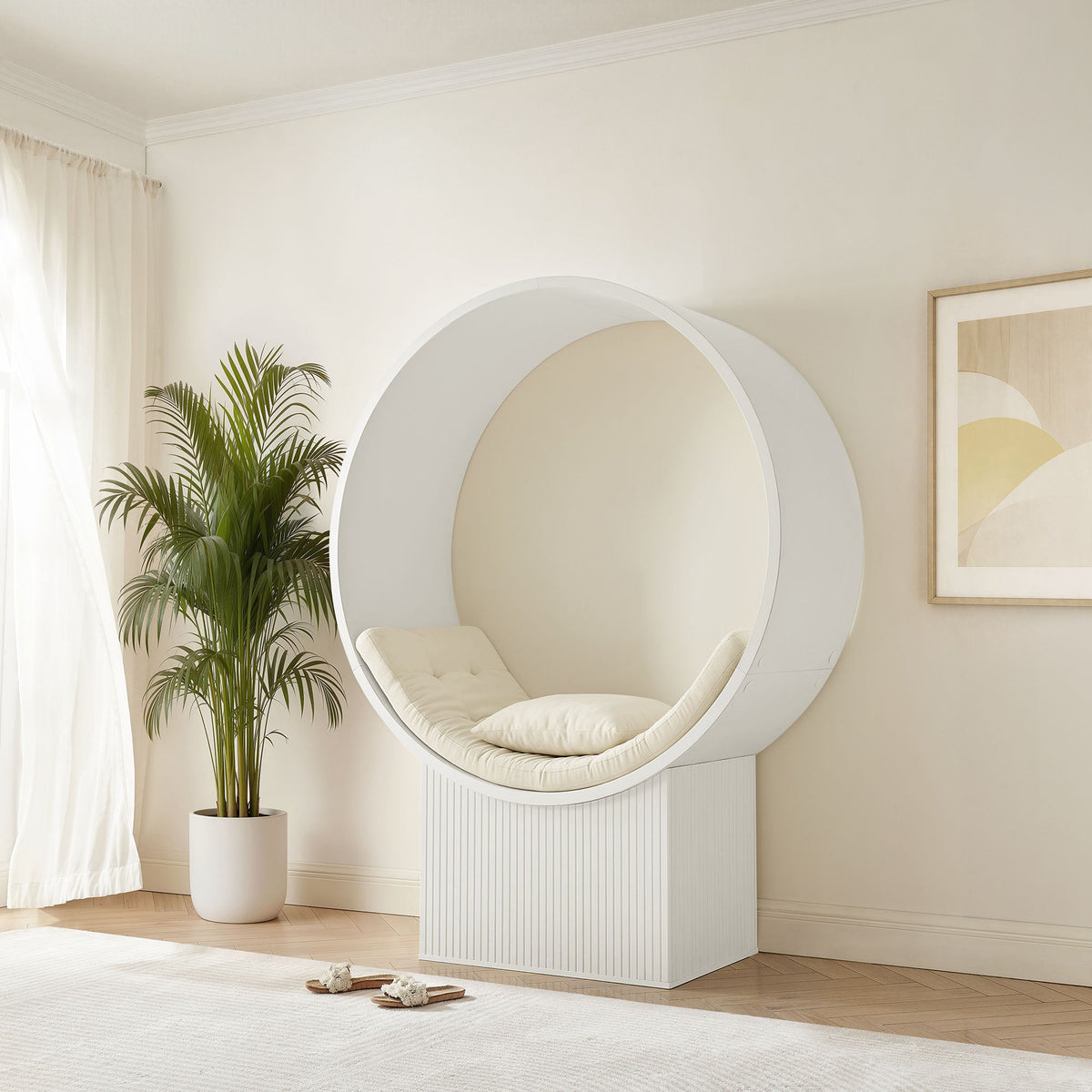 Aperture Round Alcove Accent Chair