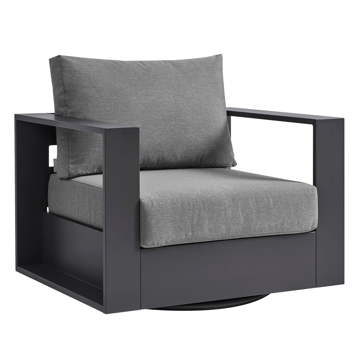 Tahoe Outdoor Powder-Coated Aluminum Swivel Armchair