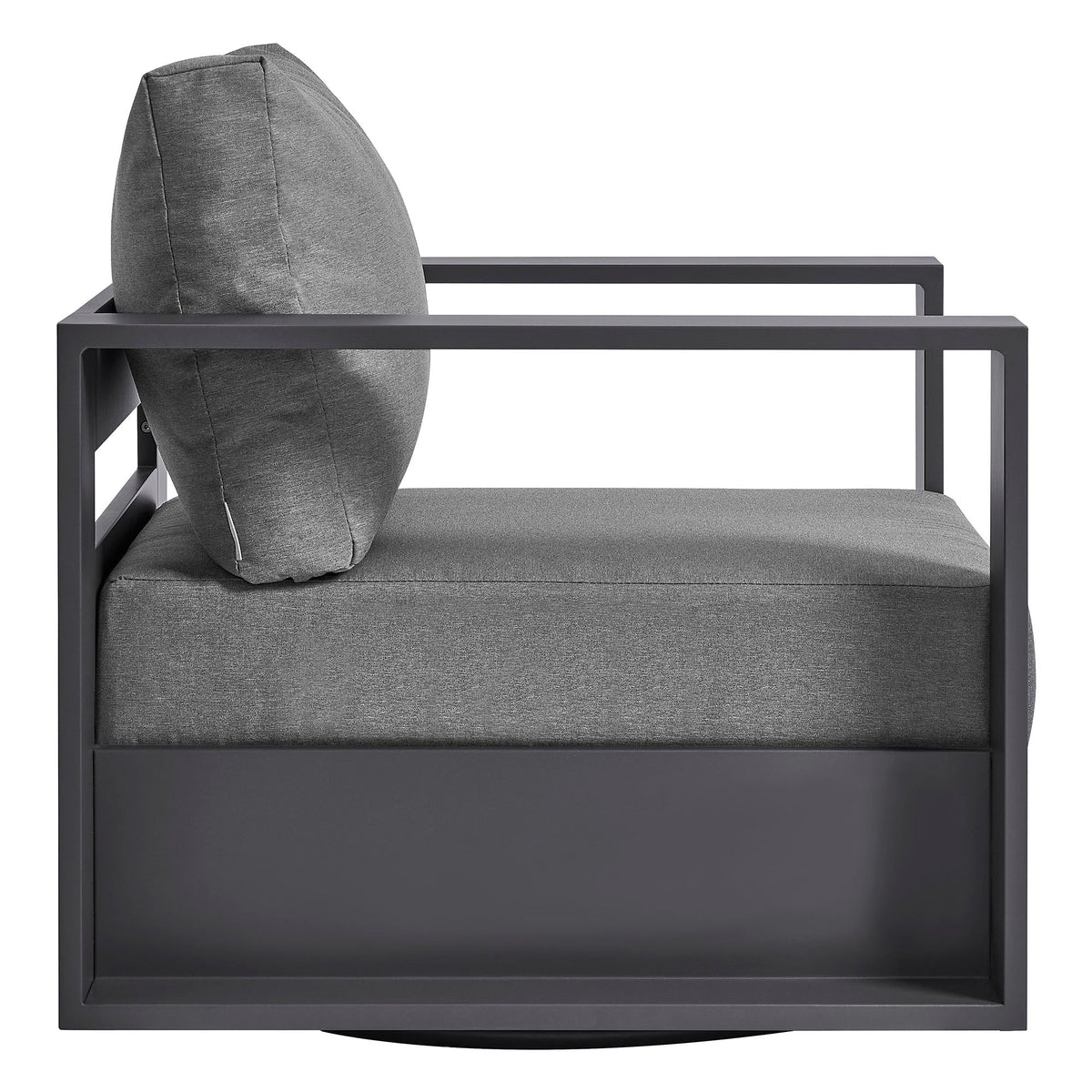Tahoe Outdoor Powder-Coated Aluminum Swivel Armchair