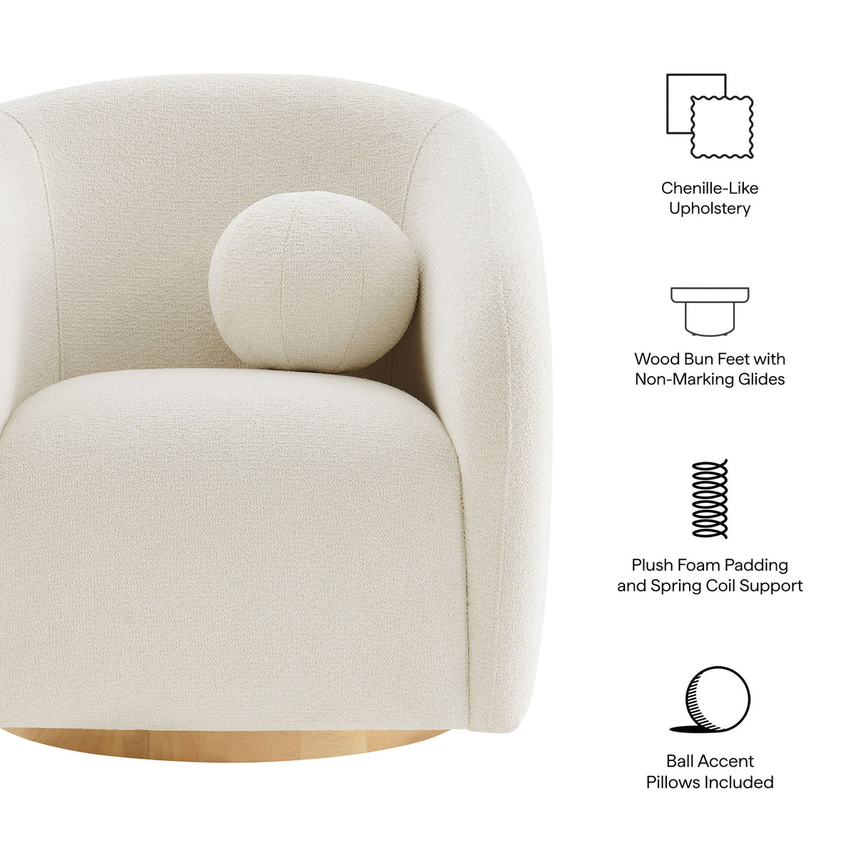 Holland Swivel Armchair