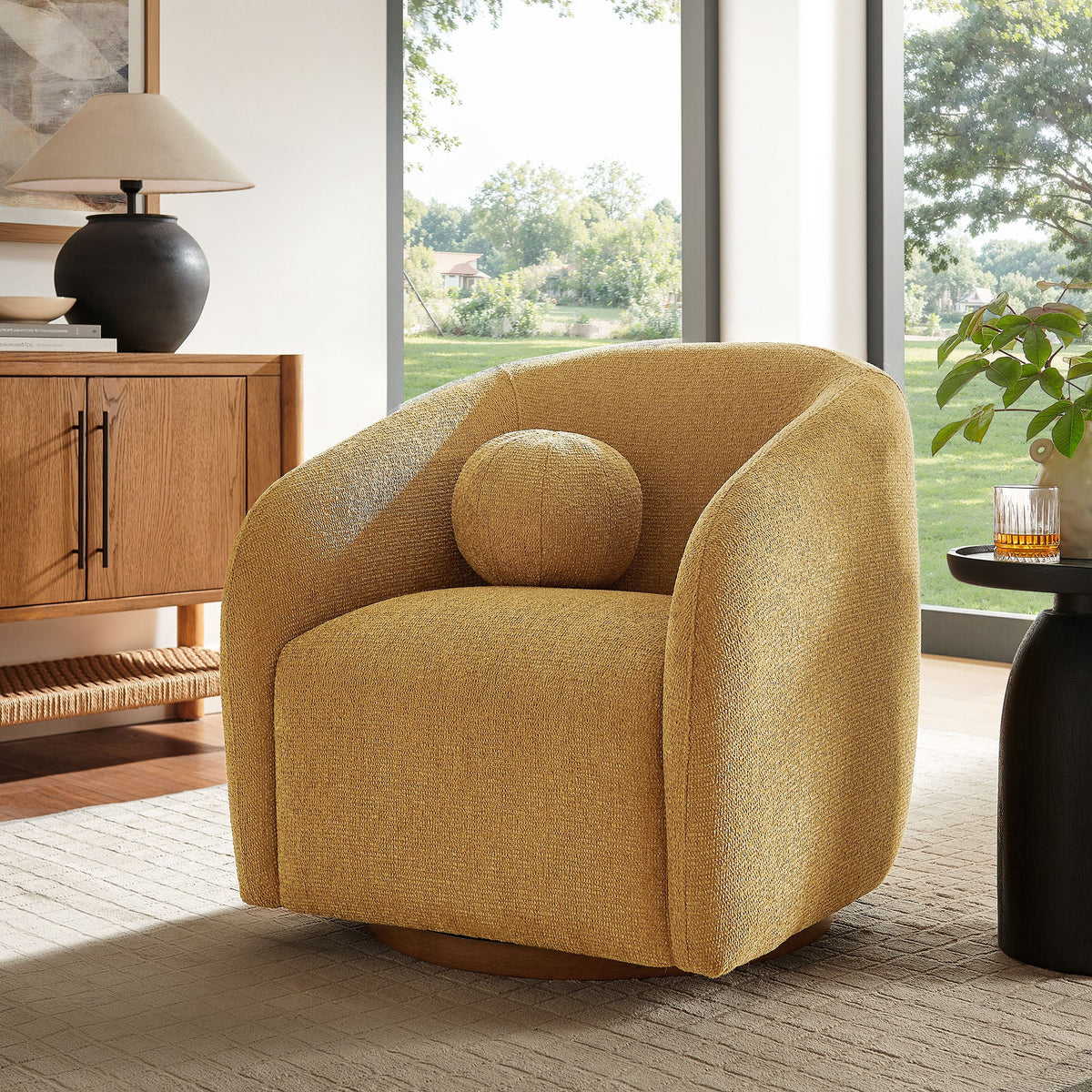 Holland Swivel Armchair