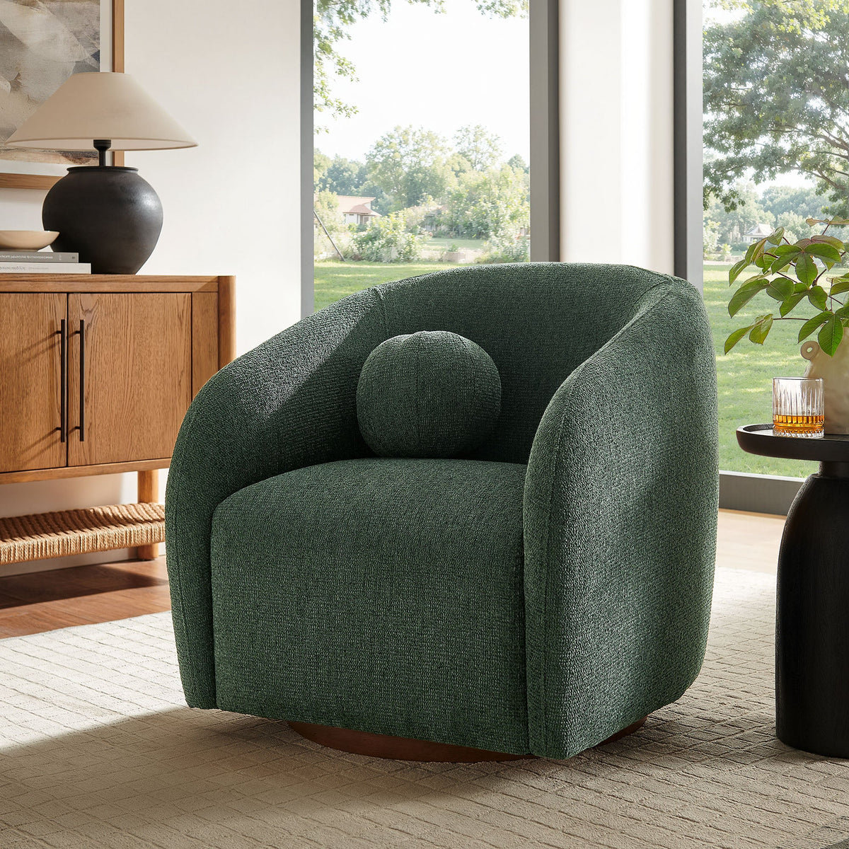 Holland Swivel Armchair