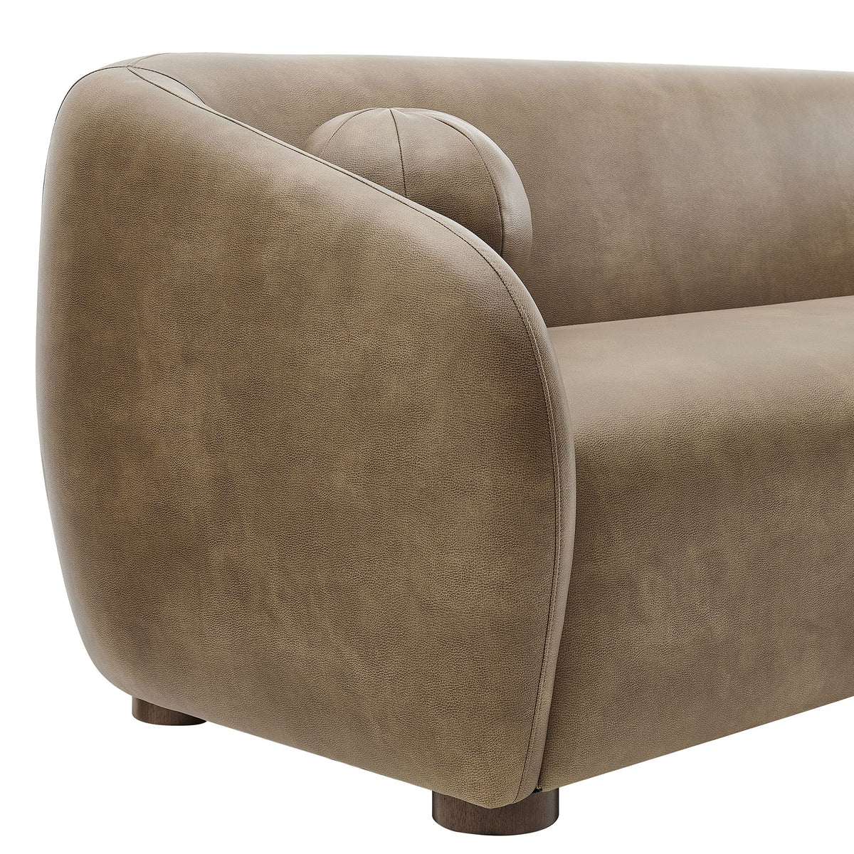 Holland 85" Vegan Leather Sofa