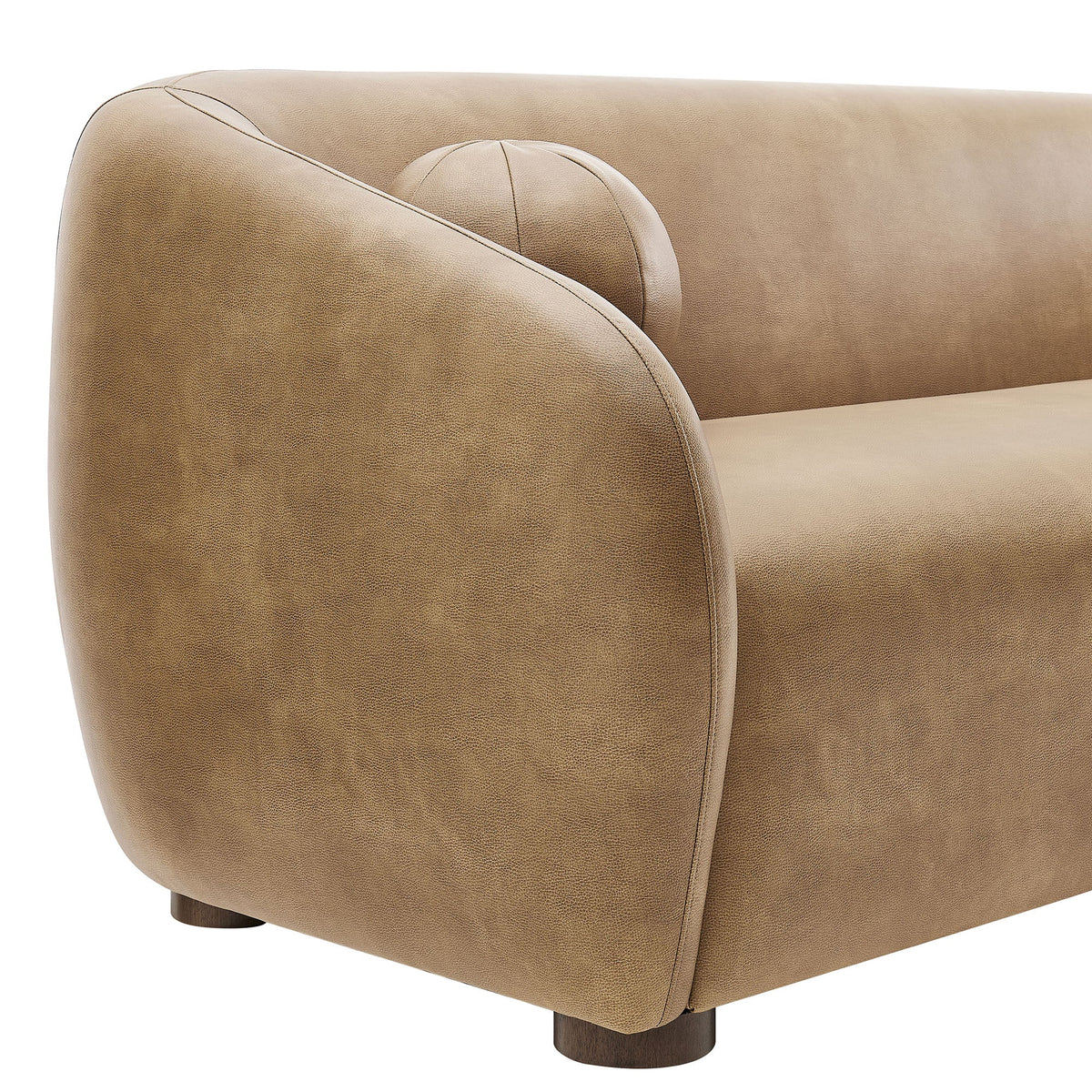 Holland 85" Vegan Leather Sofa