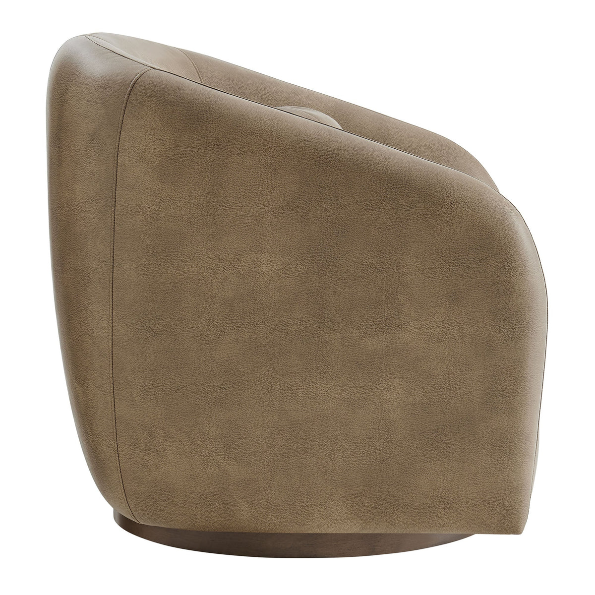 Holland Swivel Vegan Leather Armchair