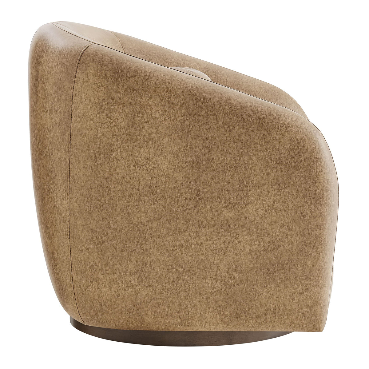 Holland Swivel Vegan Leather Armchair