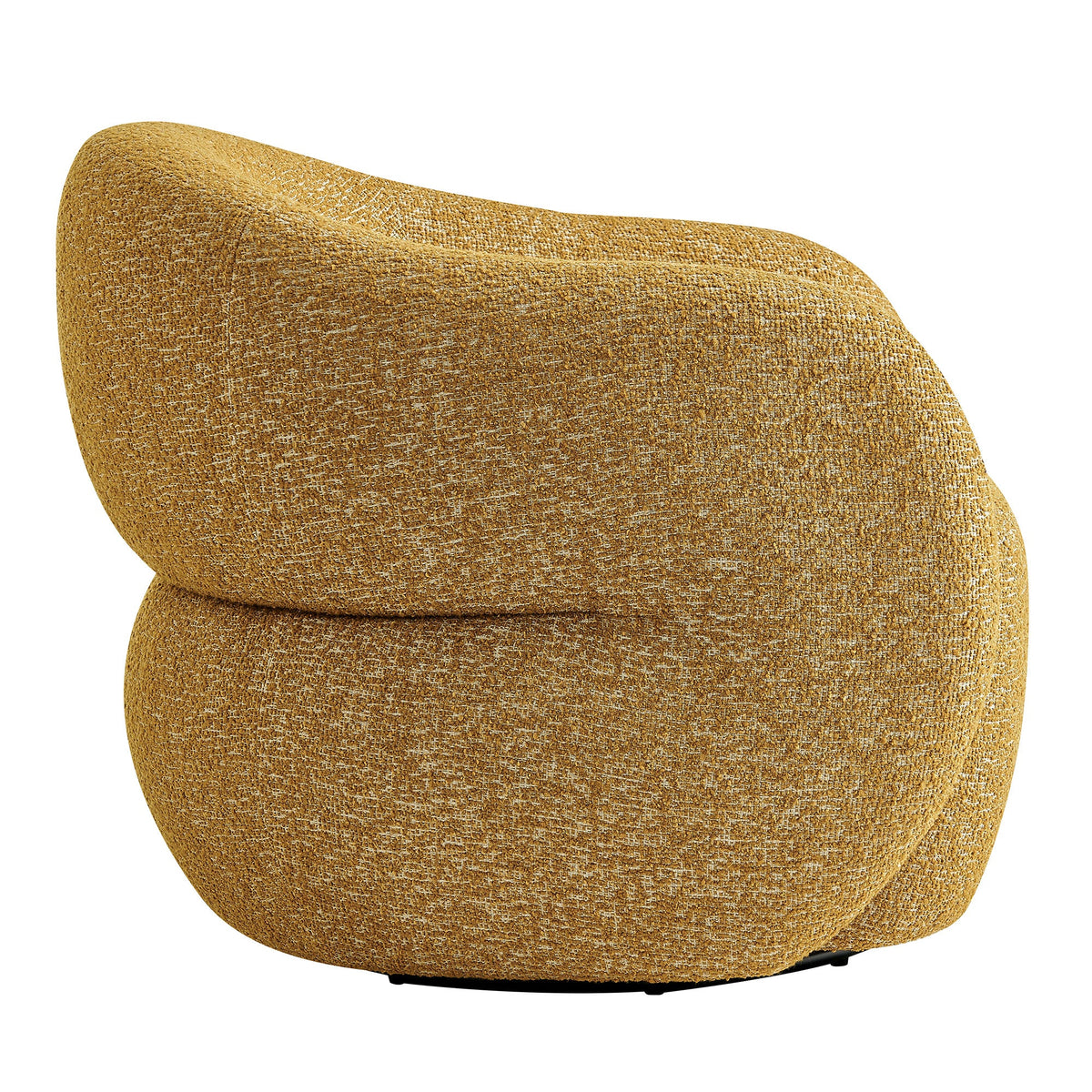 Selby Textured Woven Fabric Swivel Accent Chair