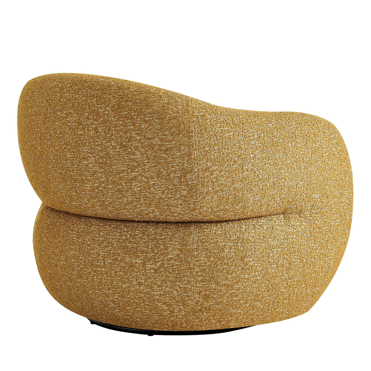 Selby Textured Woven Fabric Swivel Accent Chair