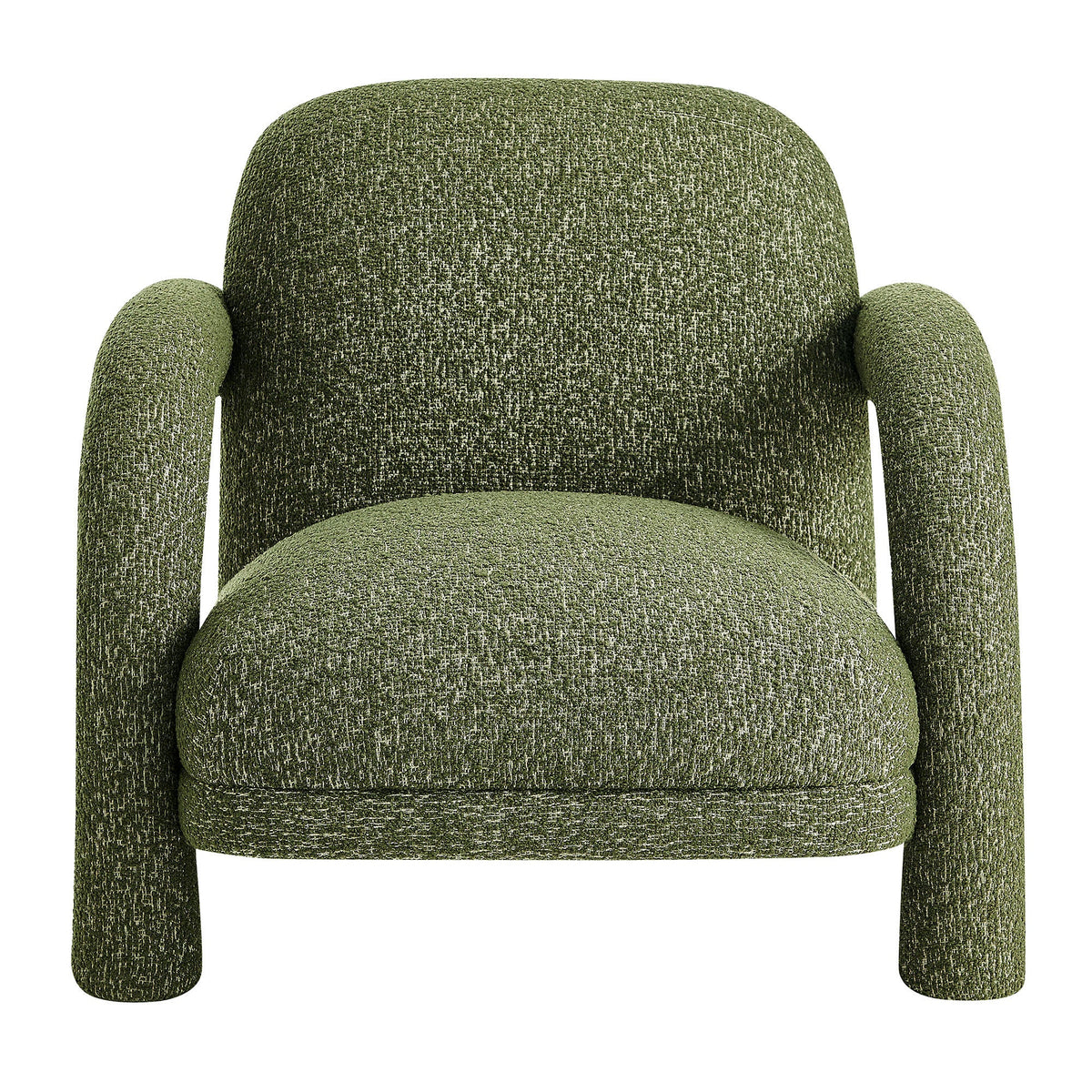 Ferris Textured Woven Fabric Lounge Chair