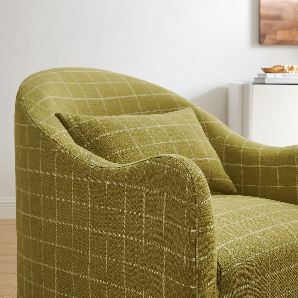 Bardot Linen Blend Accent Chair