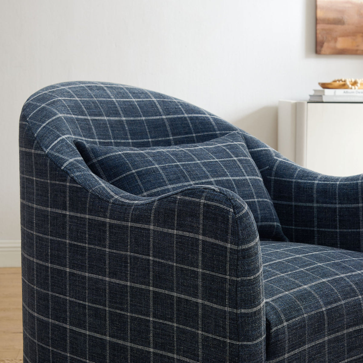 Bardot Linen Blend Accent Chair