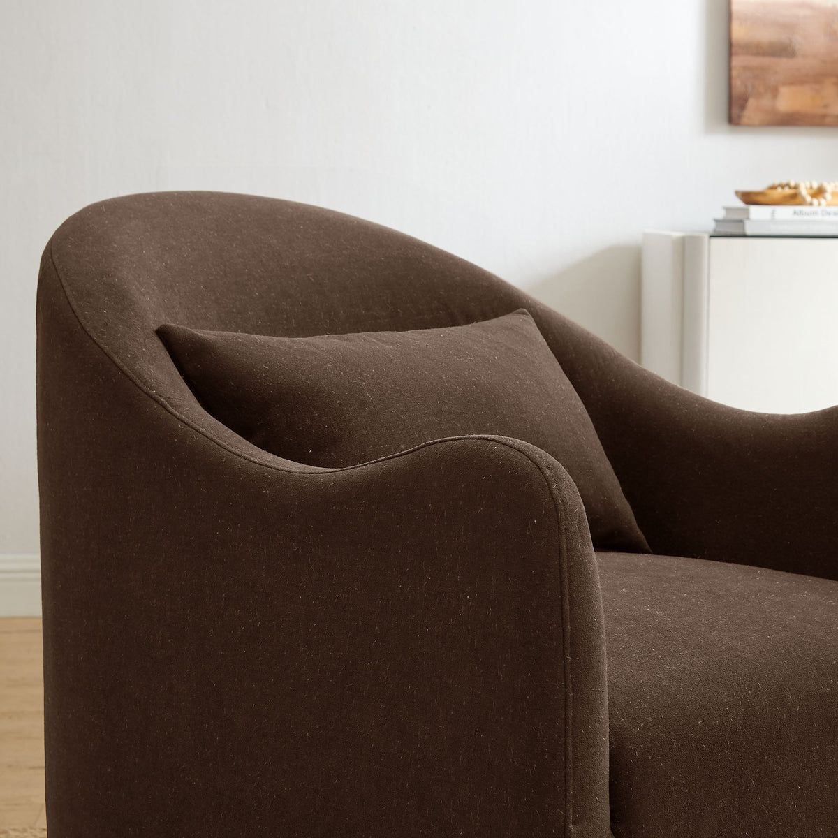 Bardot Linen Blend Accent Chair