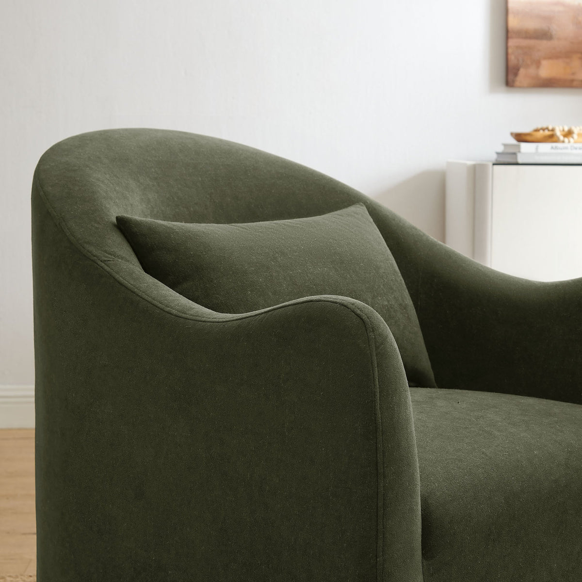 Bardot Linen Blend Accent Chair