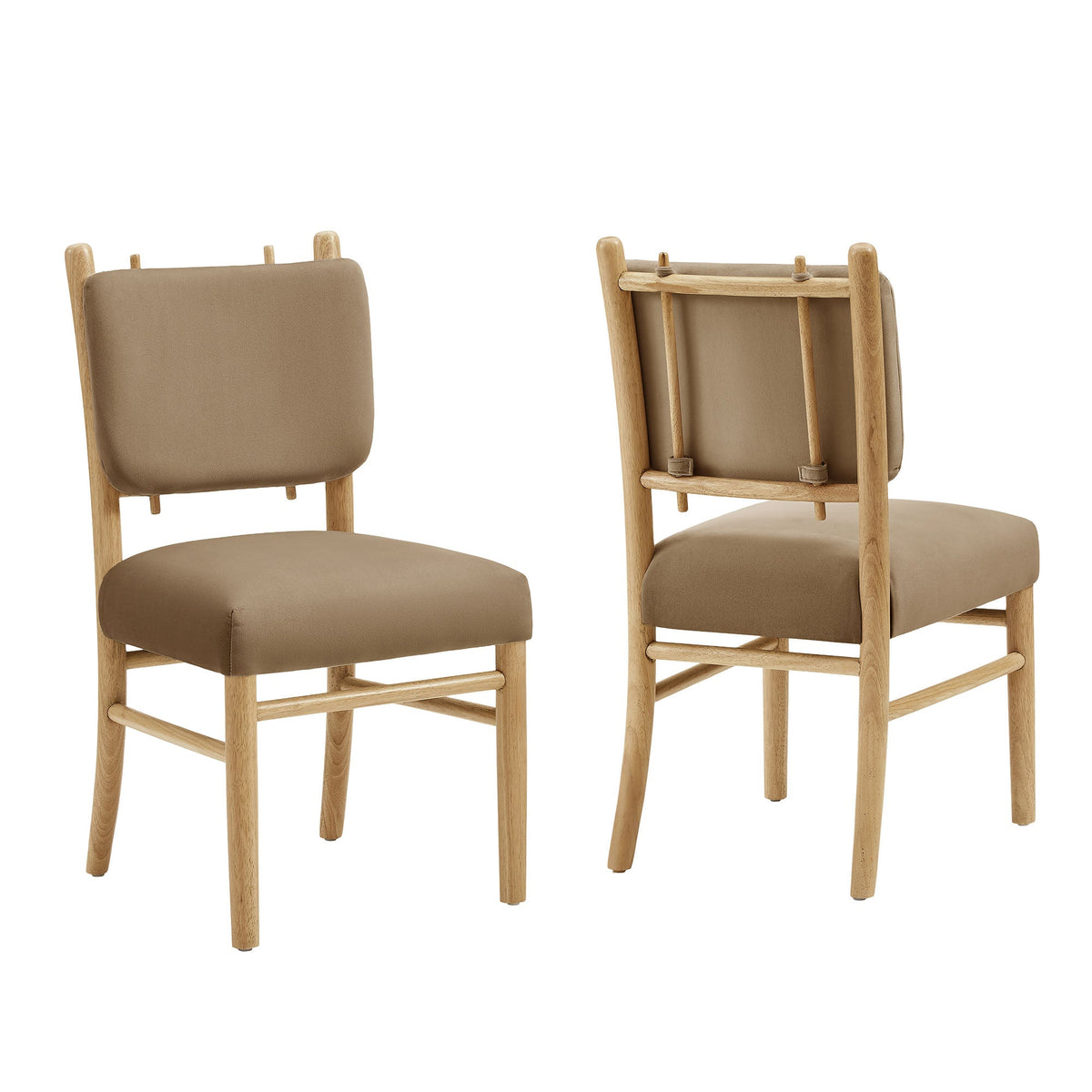 Mauden Performance Velvet Dining Side Chairs Set of 2