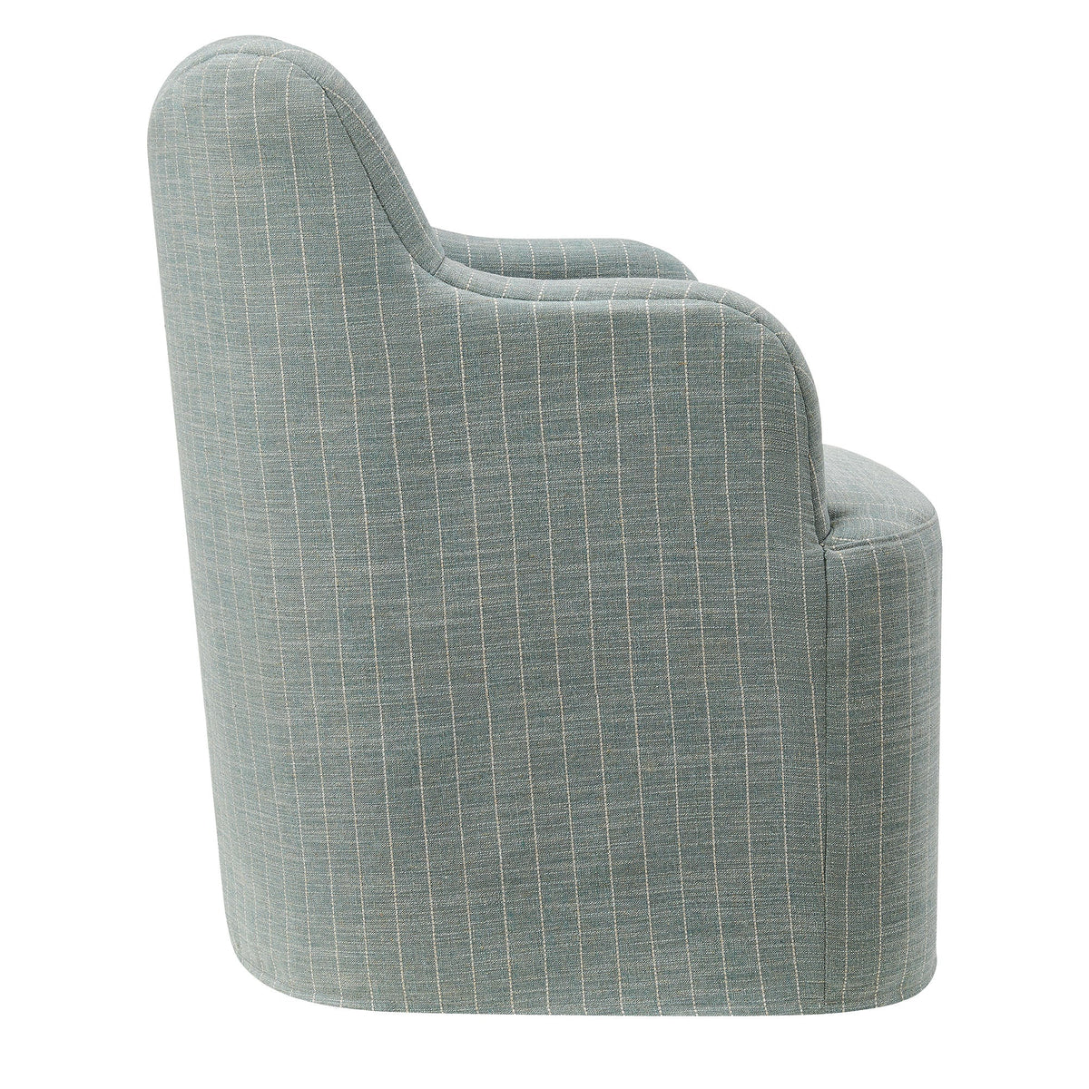 Cordelle Linen Blend Swivel Dining Chair