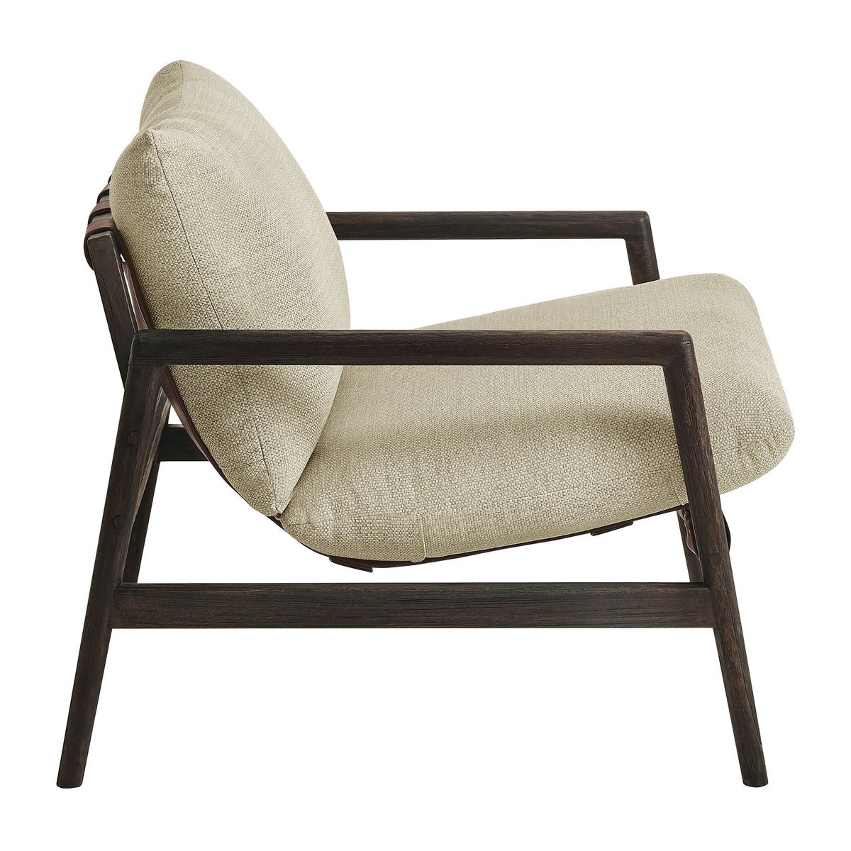 Nomi Outdoor Teak Wood Sling Chair