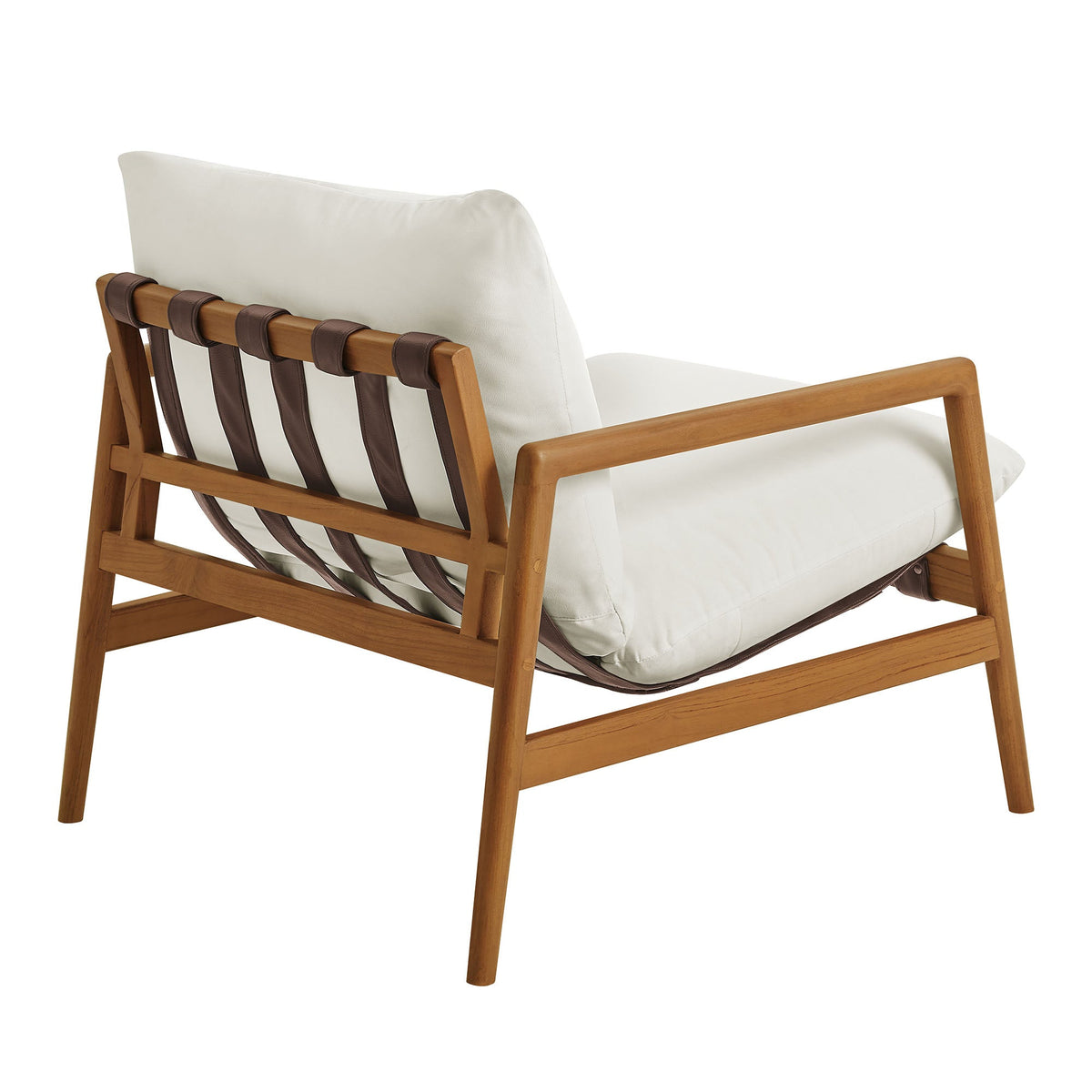 Nomi Outdoor Teak Wood Sling Chair