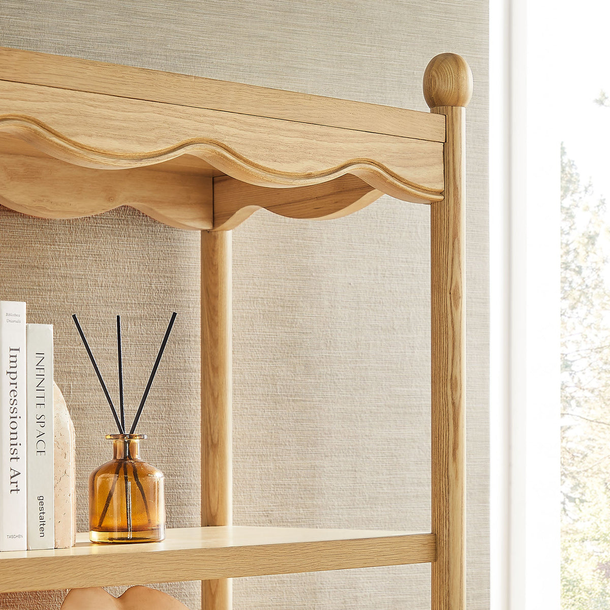 Darcy 4-Tier Open Bookcase