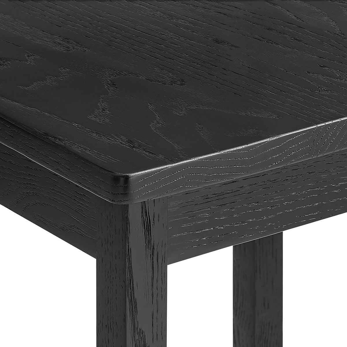 Jax Oak Wood Dining Chair With Wavy Razor Back Set of 2