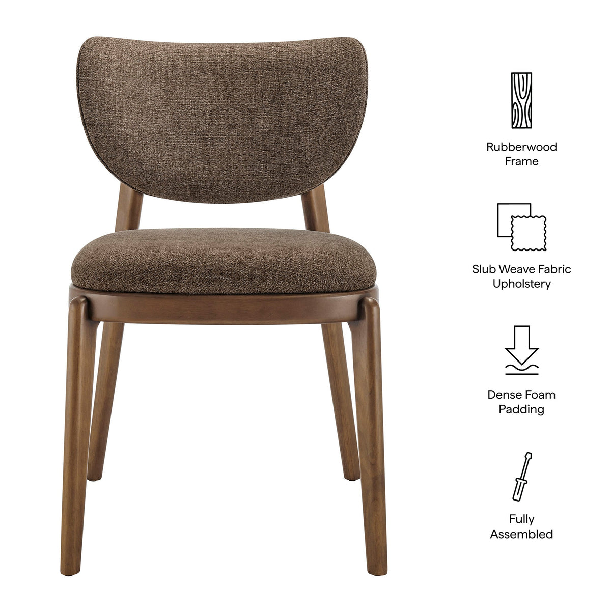 Fenwick Fabric Dining Chairs Set of 2