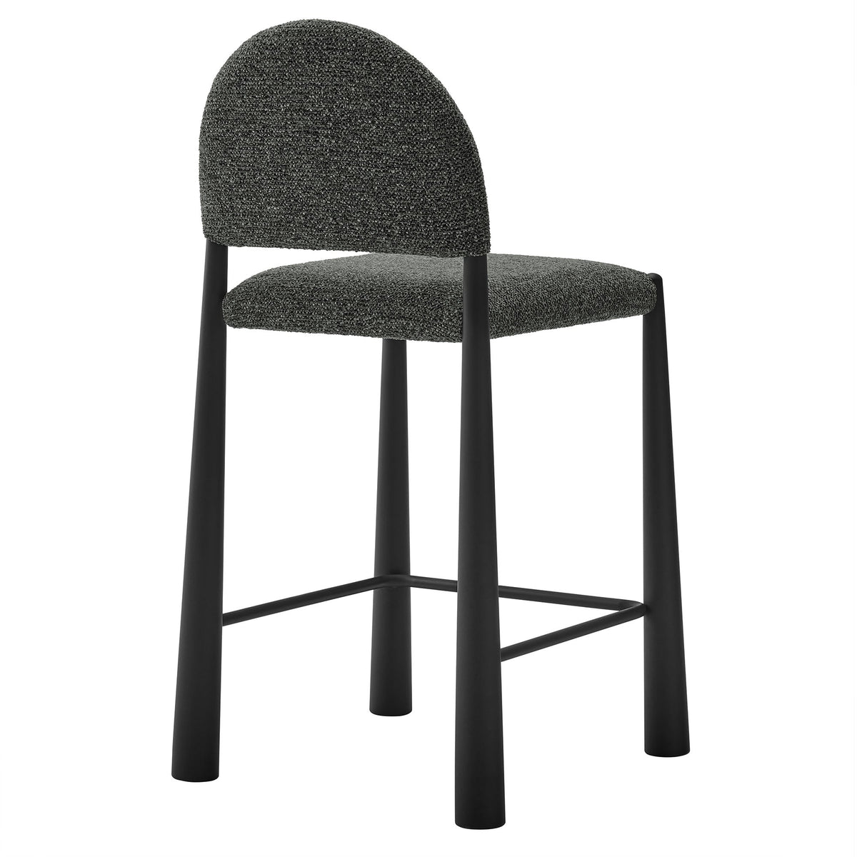 Hayley Upholstered Fabric Counter Stools Set of 2