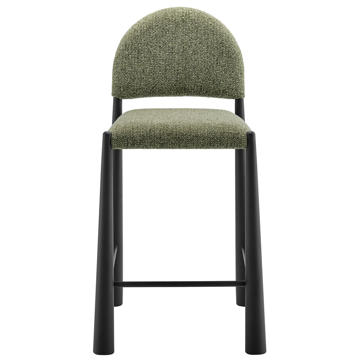 Hayley Upholstered Fabric Counter Stools Set of 2