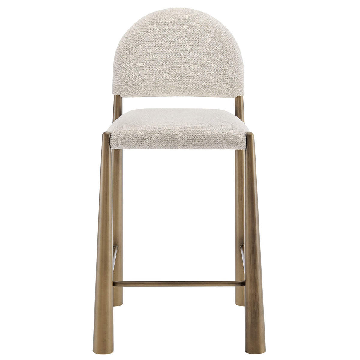 Hayley Upholstered Fabric Counter Stools Set of 2