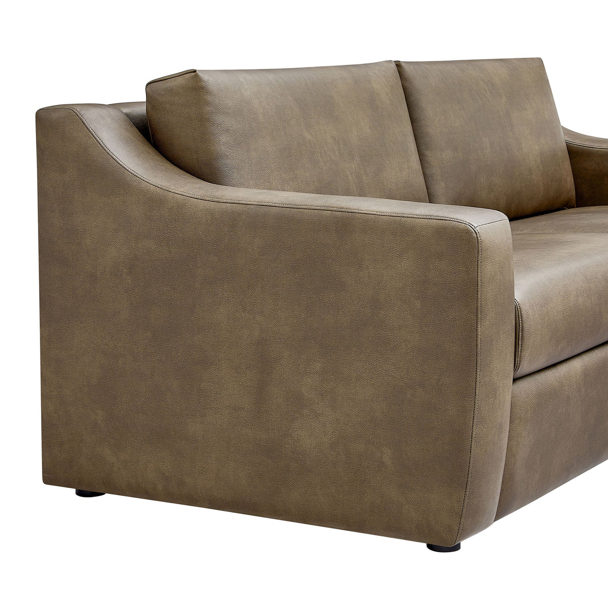 Liora 87 Inch Vegan Leather Sofa