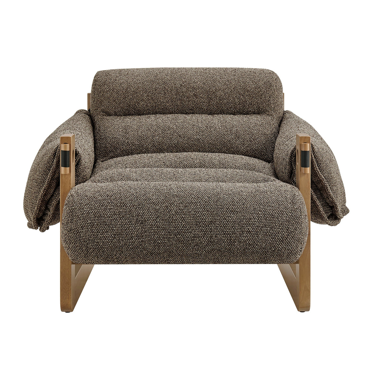 Sorelle Upholstered Fabric Sling Lounge Chair