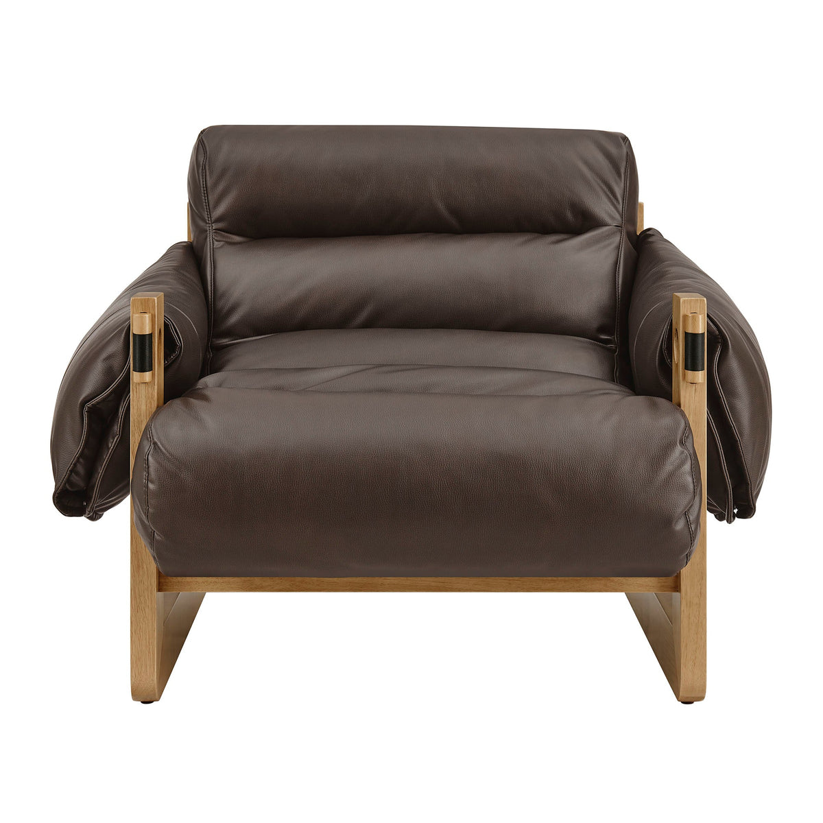 Sorelle Vegan Leather Sling Lounge Chair