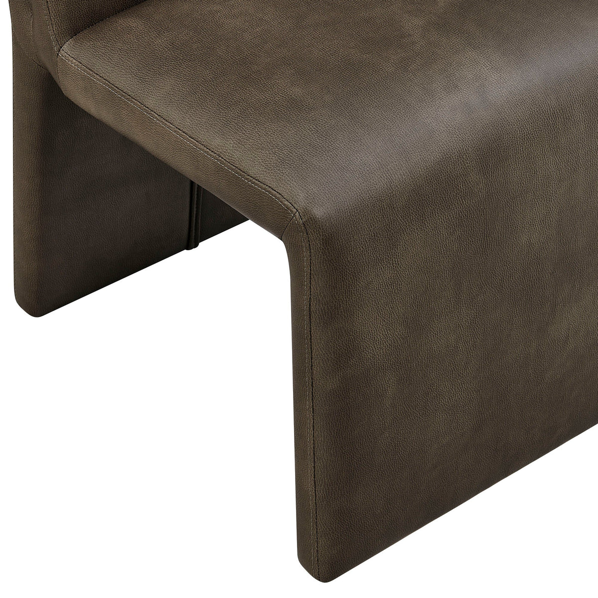 Emory Vegan Leather Dining Side Chair Set of 2 - view 12