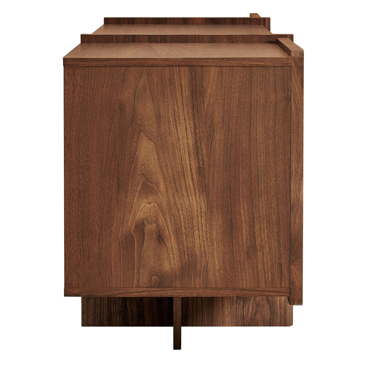 Yarrow 77 Inch Fluted Four Door TV Stand