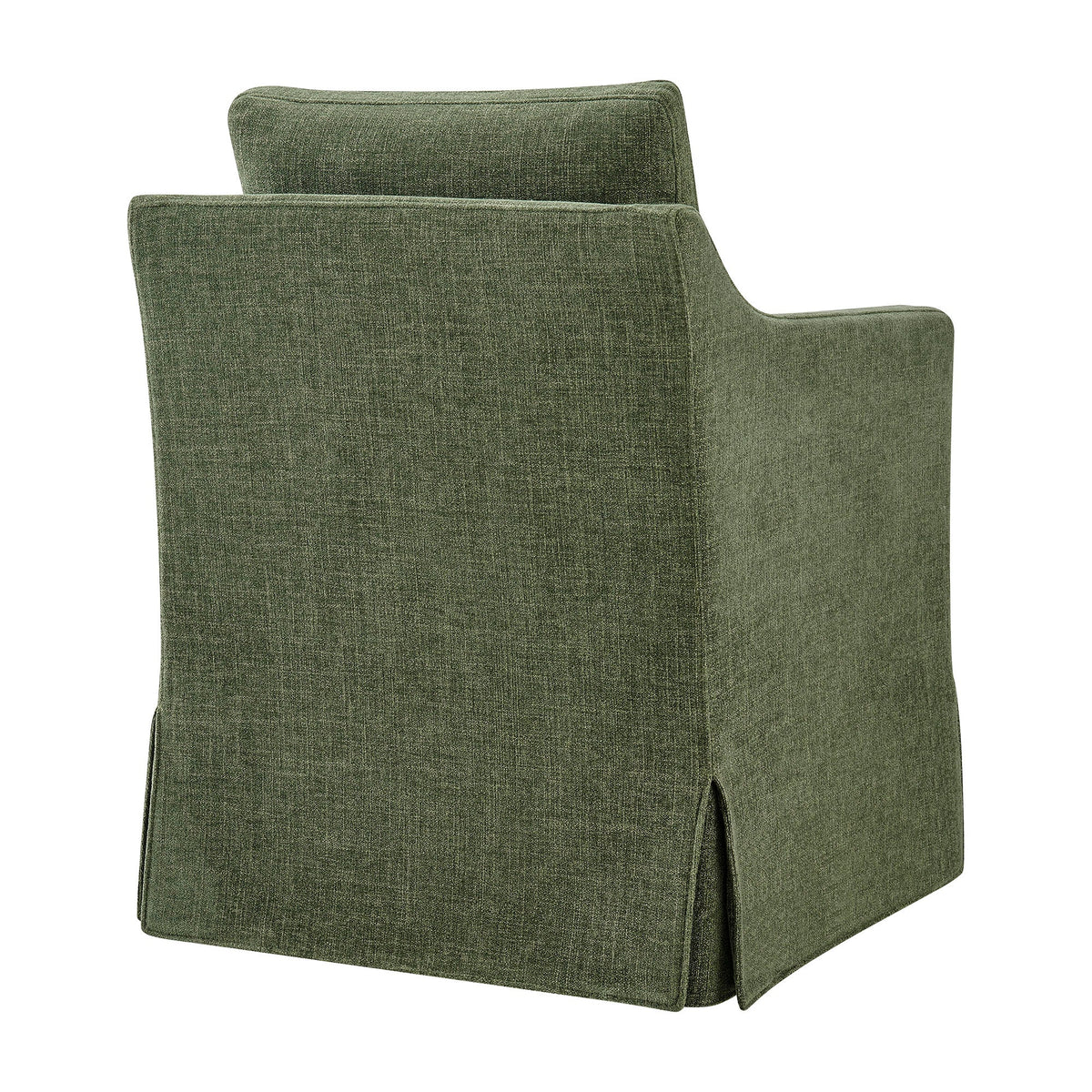 Serene Slipcovered Performance Fabric Dining Armchair