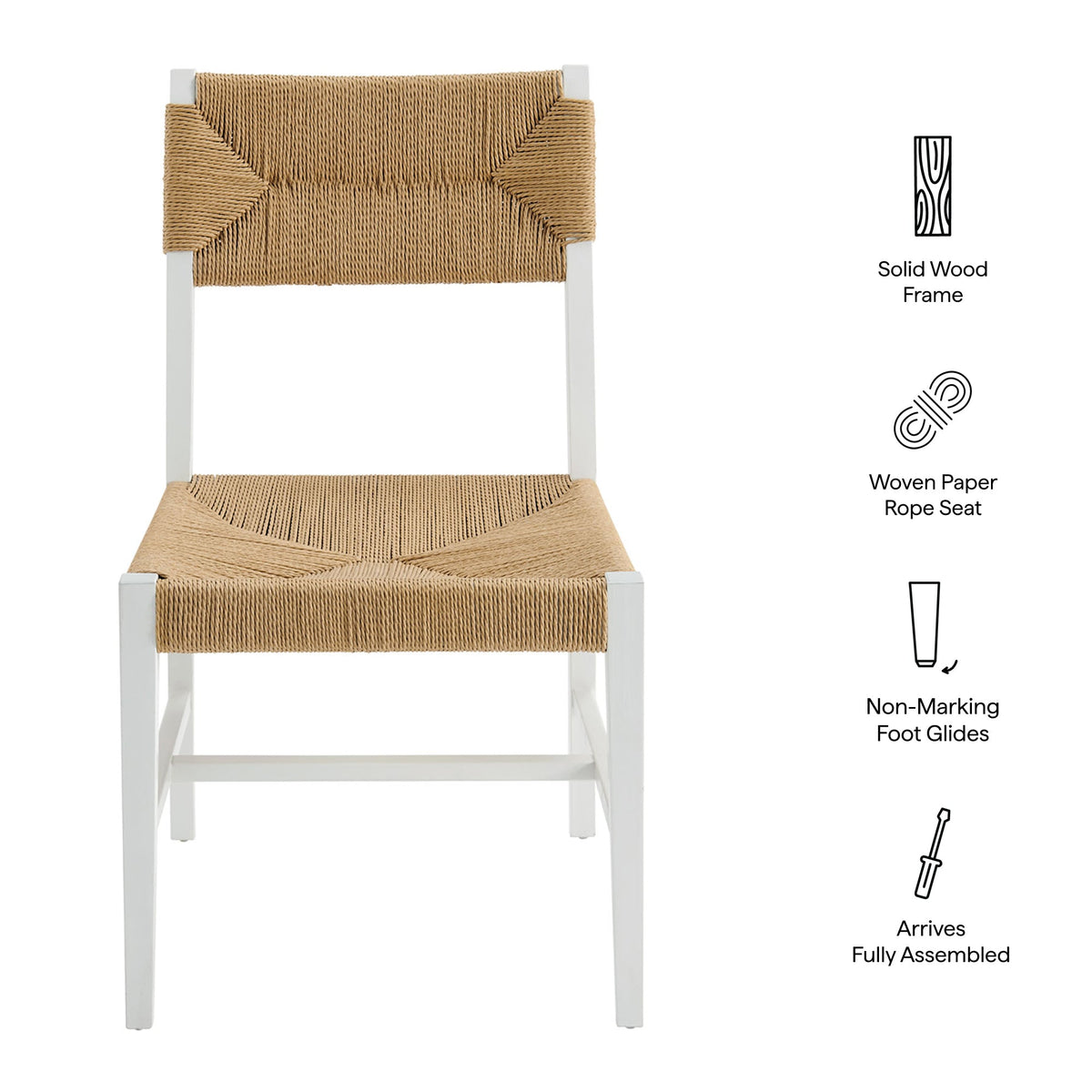 Bodie Wood Dining Chair Set of 2