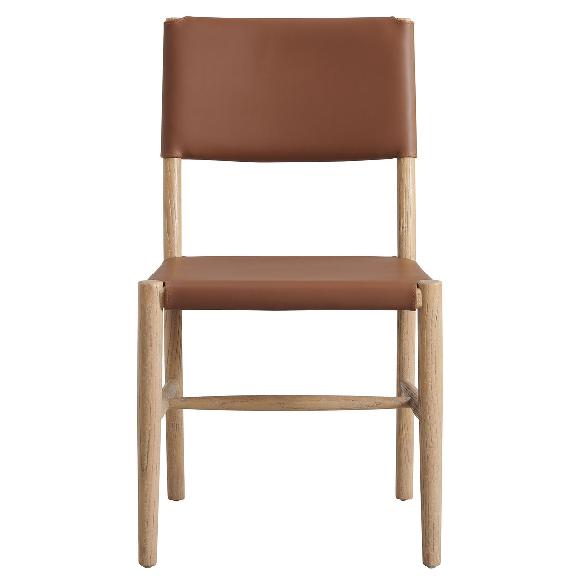 Dover Wood Vegan Leather Dining Side Chair