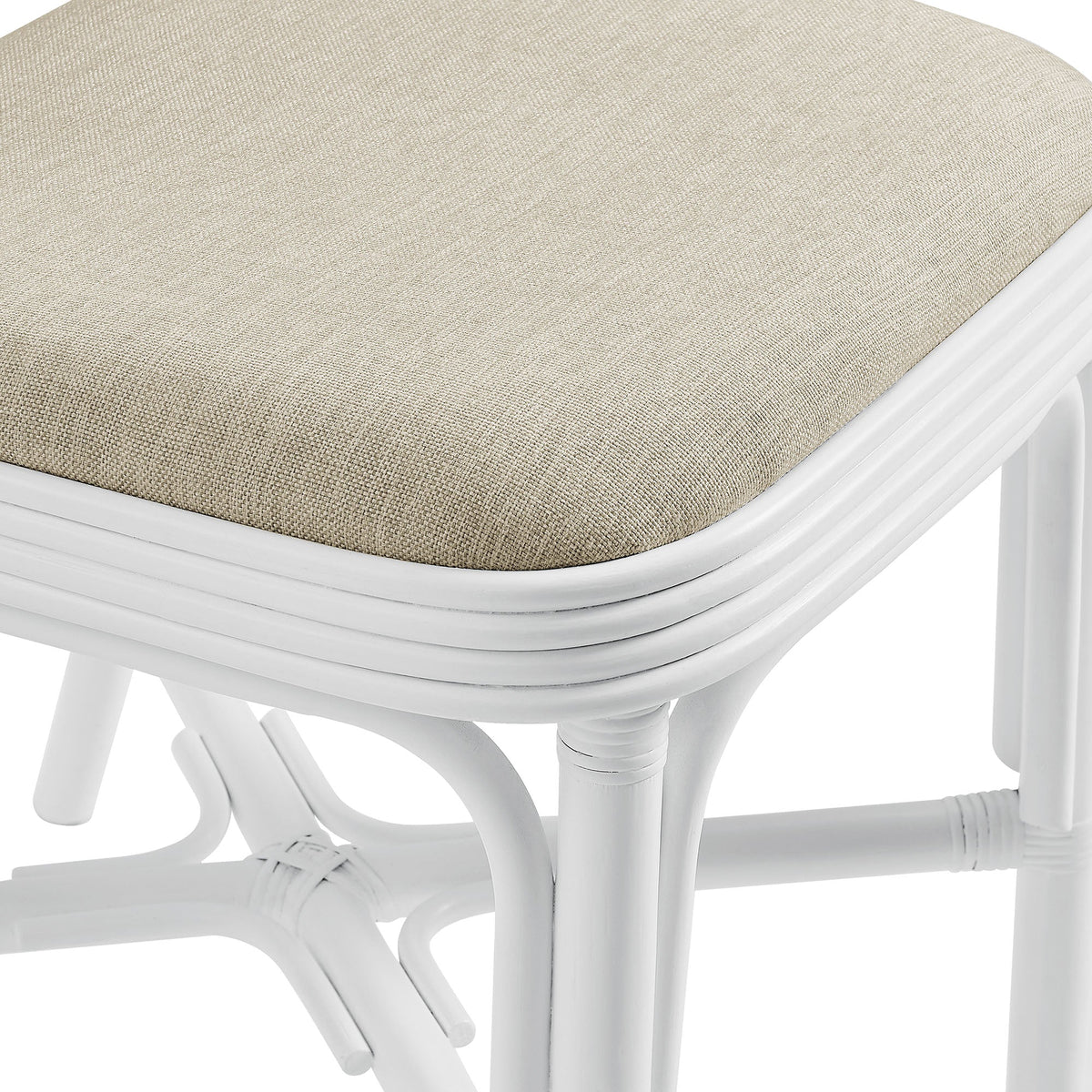 Bahari Upholstered Rattan Dining Chair